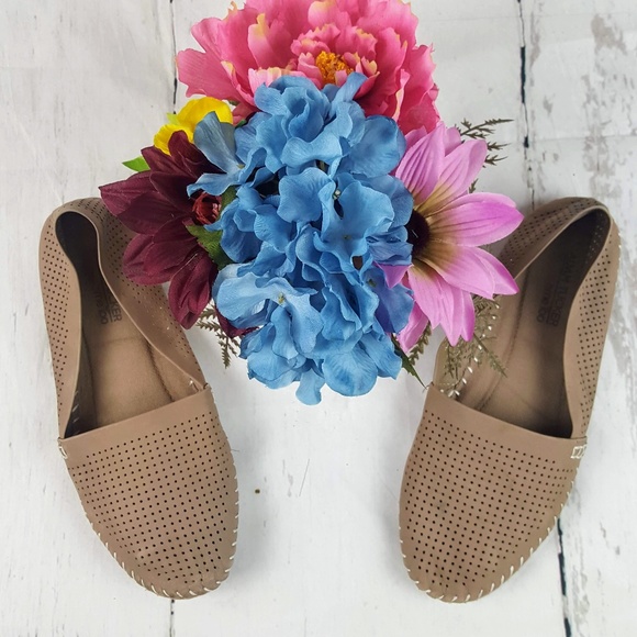 Adam Tucker Shoes - Adam Tucker by Me Too Sand Perforated Flats